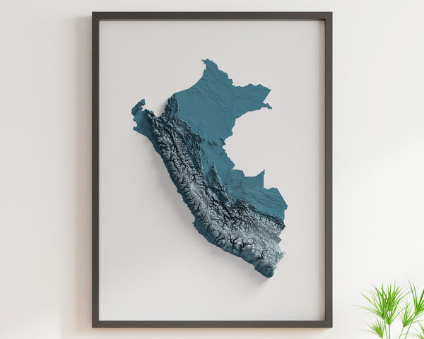 Peru Shaded Relief