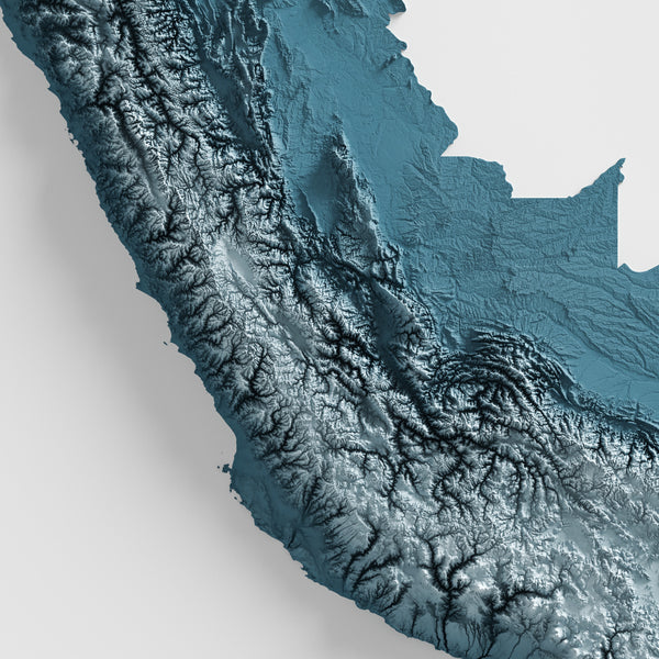 Peru Shaded Relief