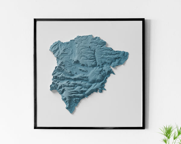 Rutland County Shaded Relief
