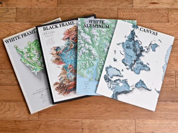 Galiano Island Imagery Shaded Relief