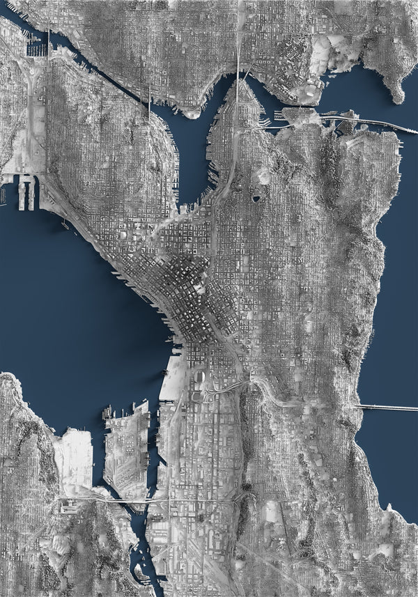Seattle Shaded Relief