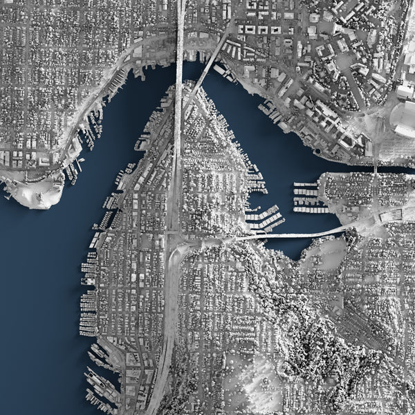 Seattle Shaded Relief