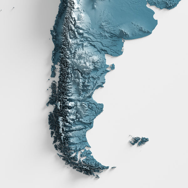 South America Shaded Relief