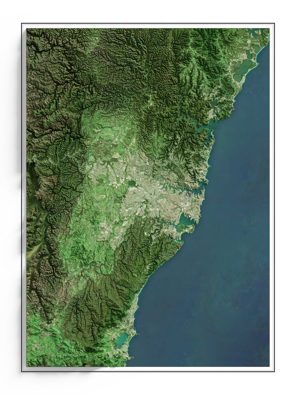 Sydney Imagery Shaded Relief