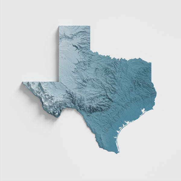 Texas Shaded Relief