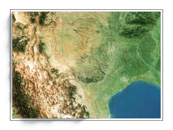 Texas Imagery Shaded Relief
