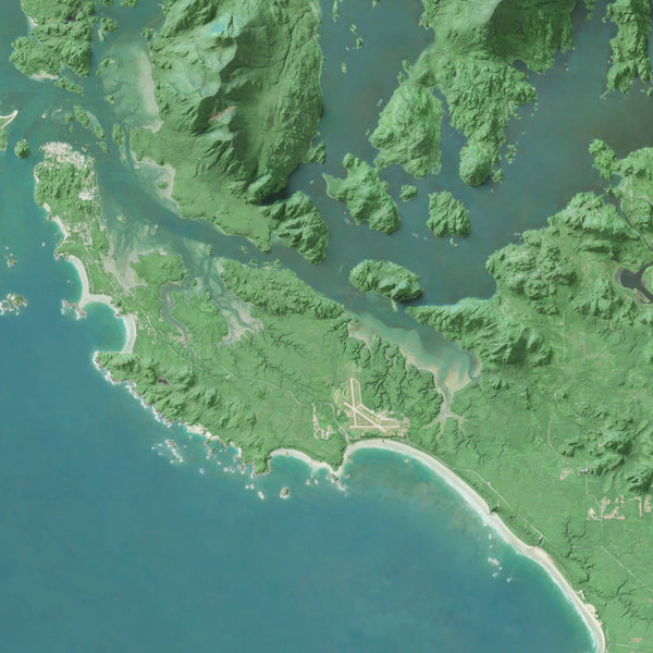 Tofino Imagery Shaded Relief
