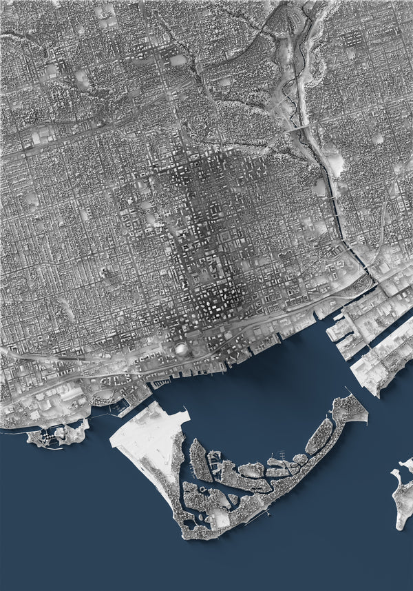 Toronto Shaded Relief