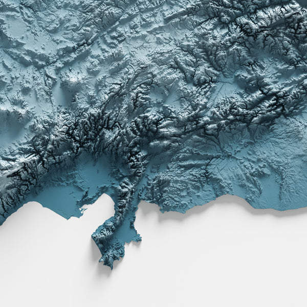 Turkey Shaded Relief