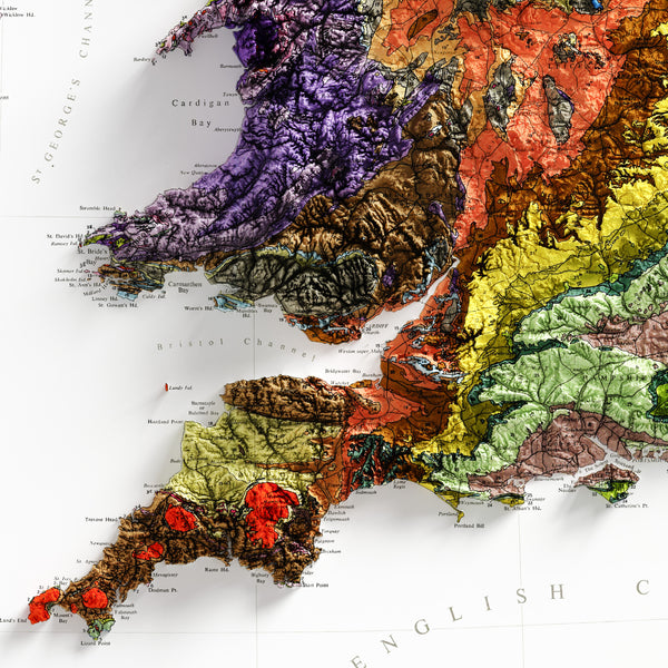 Geological Map of The British Isles and Ireland (c.1969)