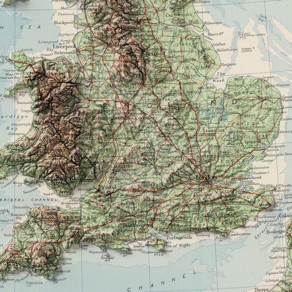 The Isles Topographic Map c. 1955
