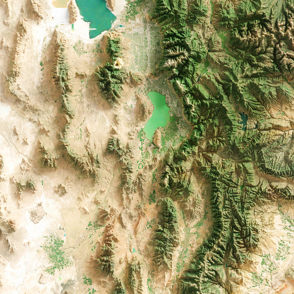 Utah Imagery Shaded Relief