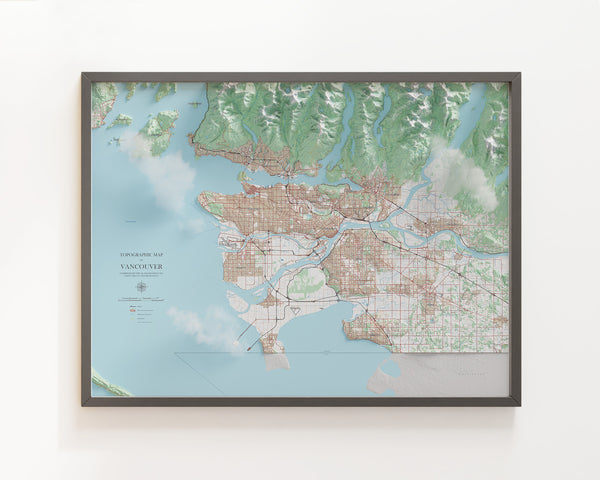 Vancouver Topographic Map
