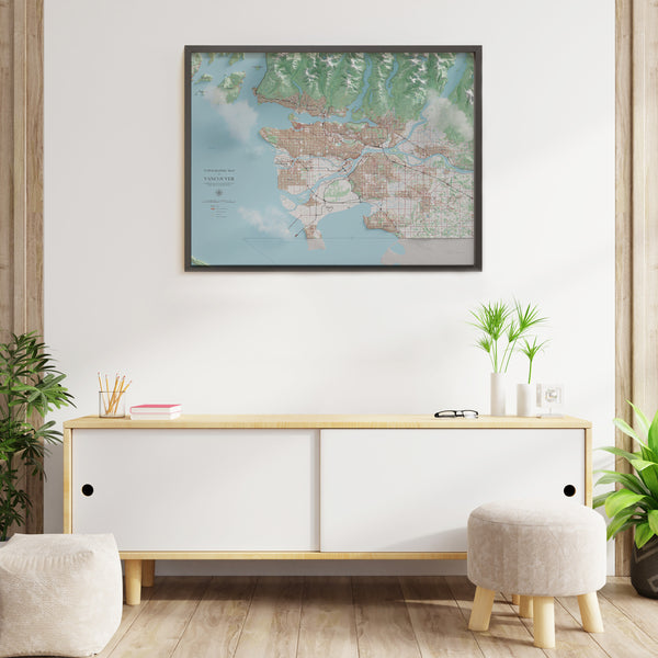 Vancouver Topographic Map