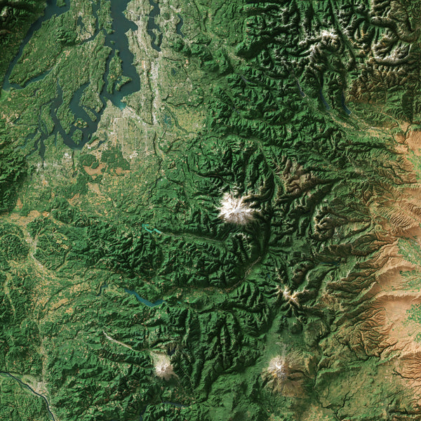 Washington Imagery Shaded Relief