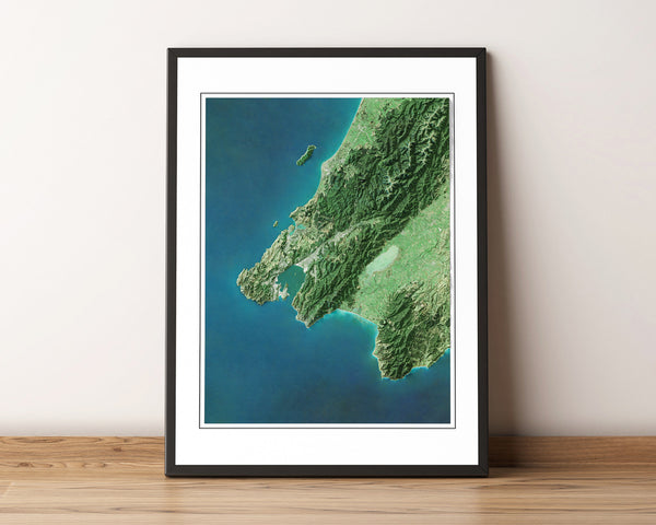 Wellington, New Zealand Imagery Shaded Relief