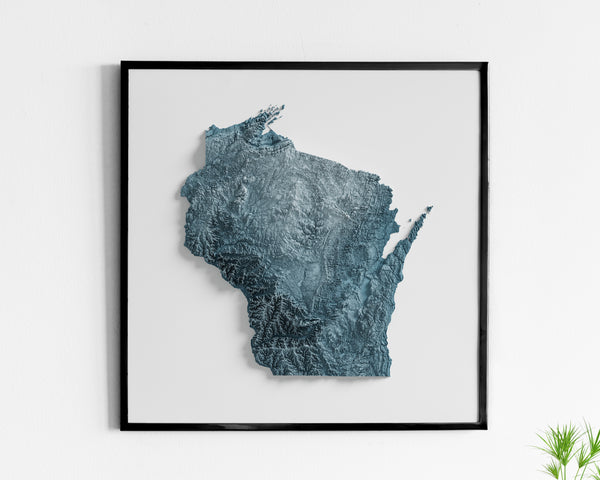 Wisconsin Shaded Relief