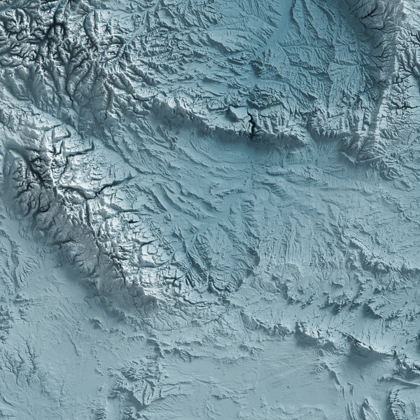 Wyoming Shaded Relief