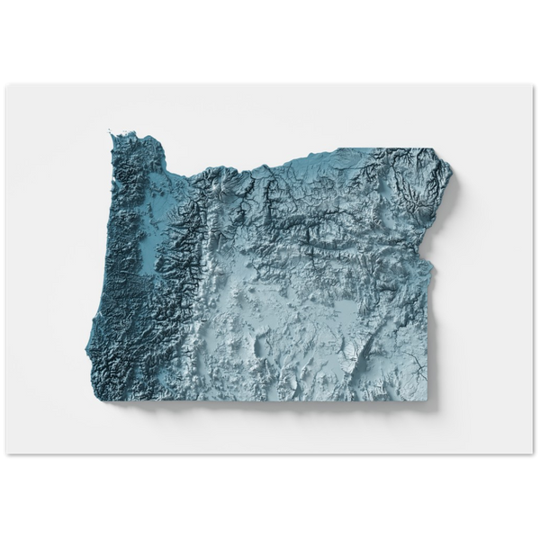 Oregon Shaded Relief