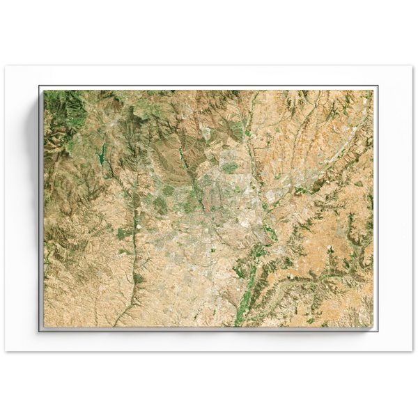 Madrid, Spain Imagery Shaded Relief