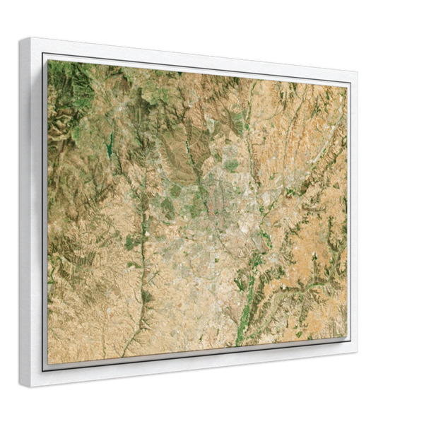 Madrid, Spain Imagery Shaded Relief