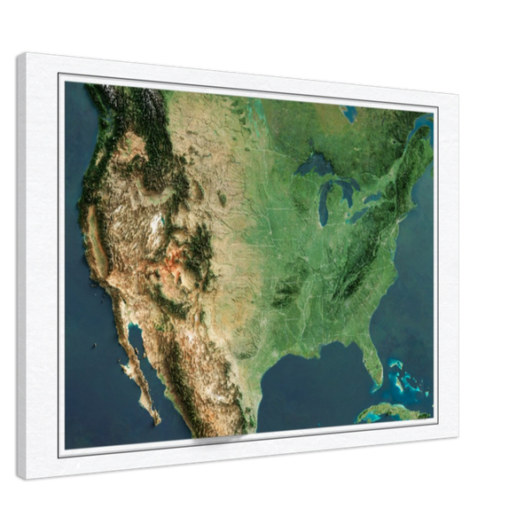 USA (Contiguous) Imagery Shaded Relief